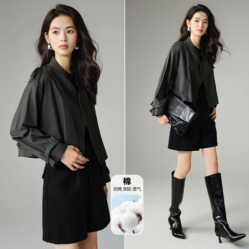 【新品】2025棉百搭上衣设计感 高级感夹克外套女25061903