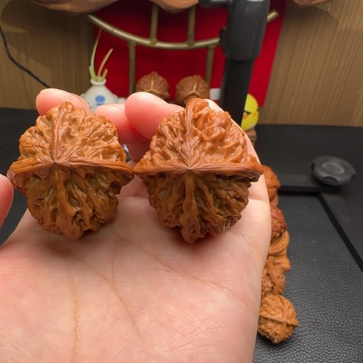 把件文玩核桃野牛四棱全品