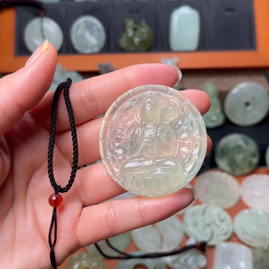 岫玉吊坠(赠链)未镶嵌行****涯