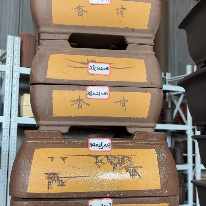 紫砂花盆   100-5。