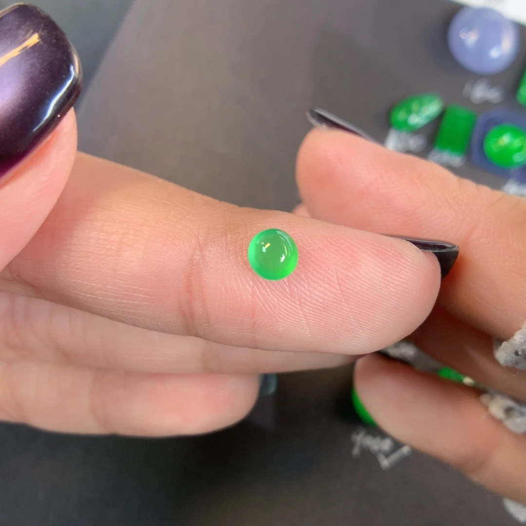 翡翠散珠翡翠4.74-4.5-2.96