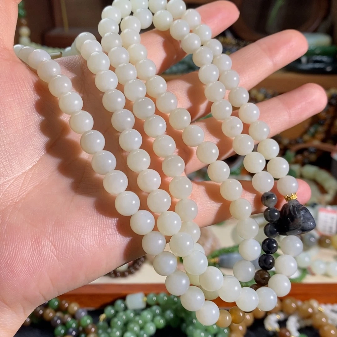 和田玉未镶嵌手链