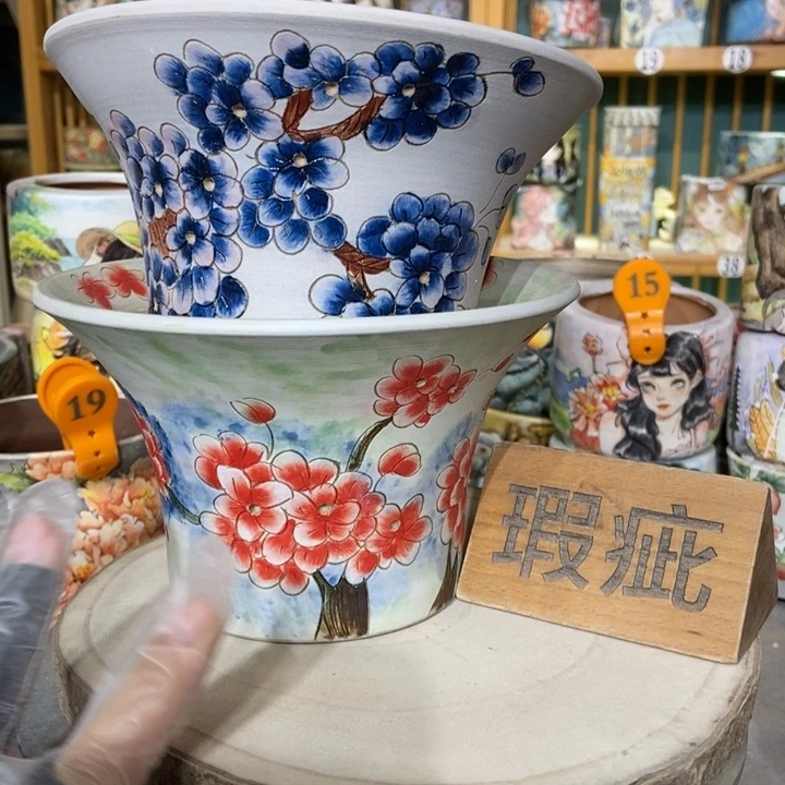 红陶景德镇艺术手绘作品