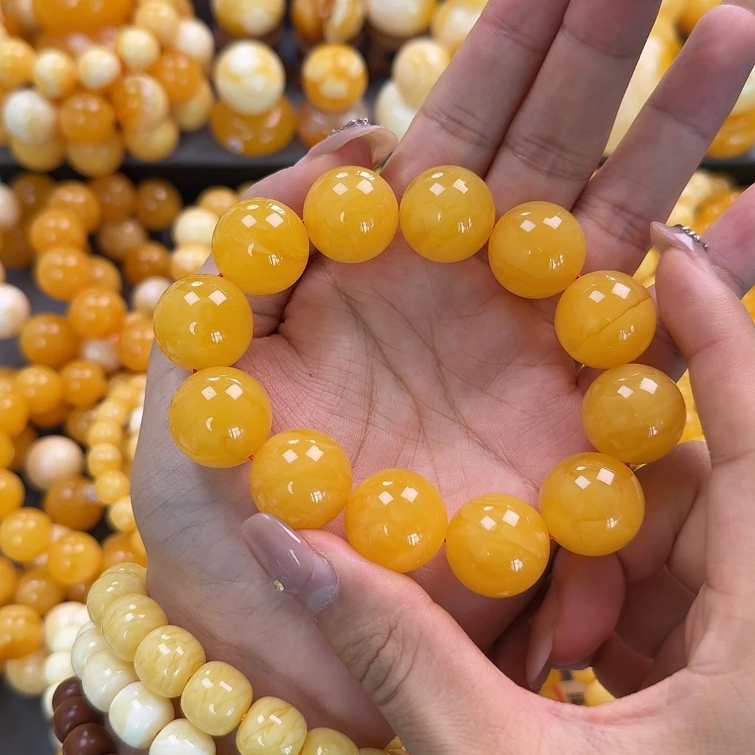 蜜蜡未镶嵌珠宝奇石同料20mm