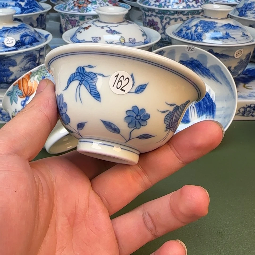 景德镇纯手工手绘茶具162