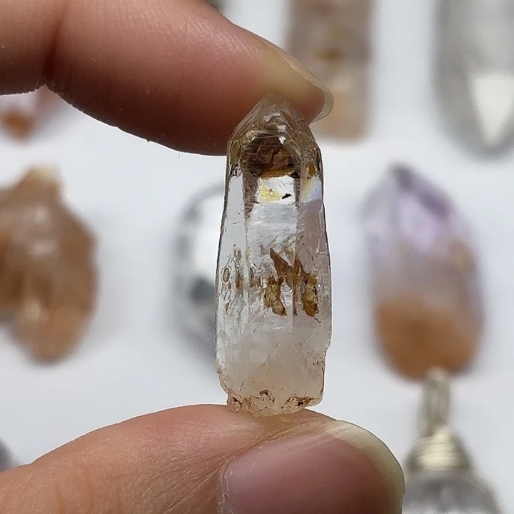 未镶嵌水晶颈饰巴基斯坦油胆闪灵钻28mm+