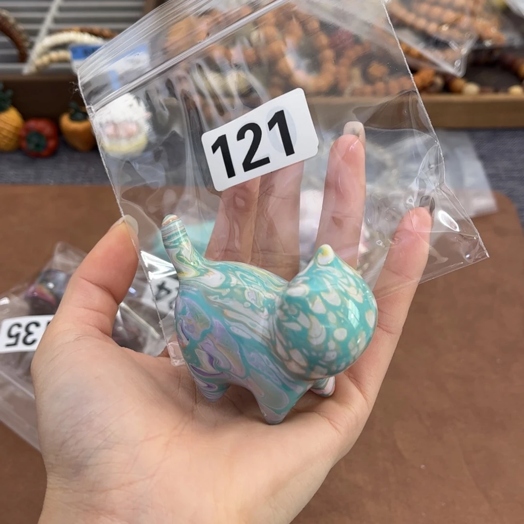 风车木（黑檀木）把件121孤品