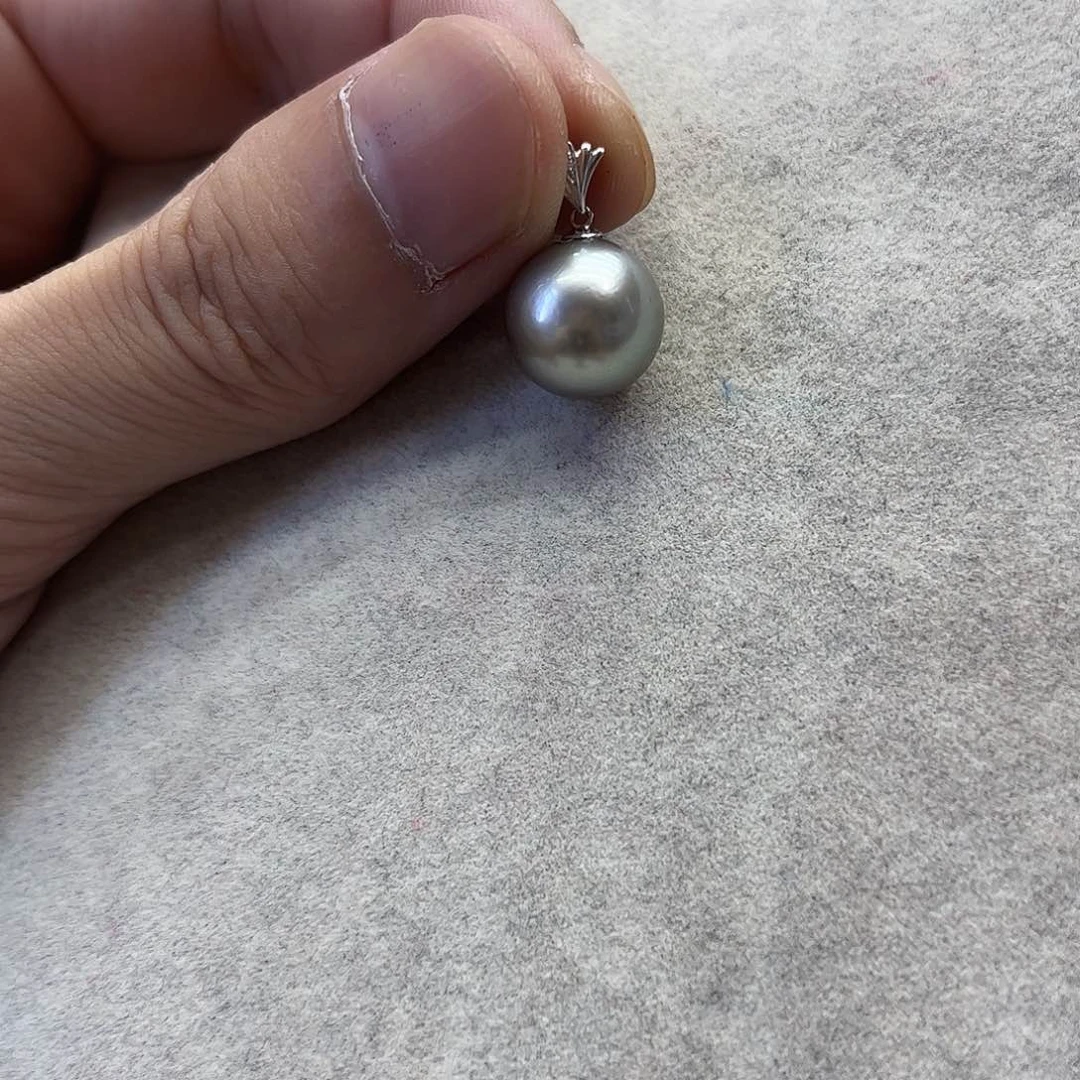 海水珍珠18K金镶嵌颈饰