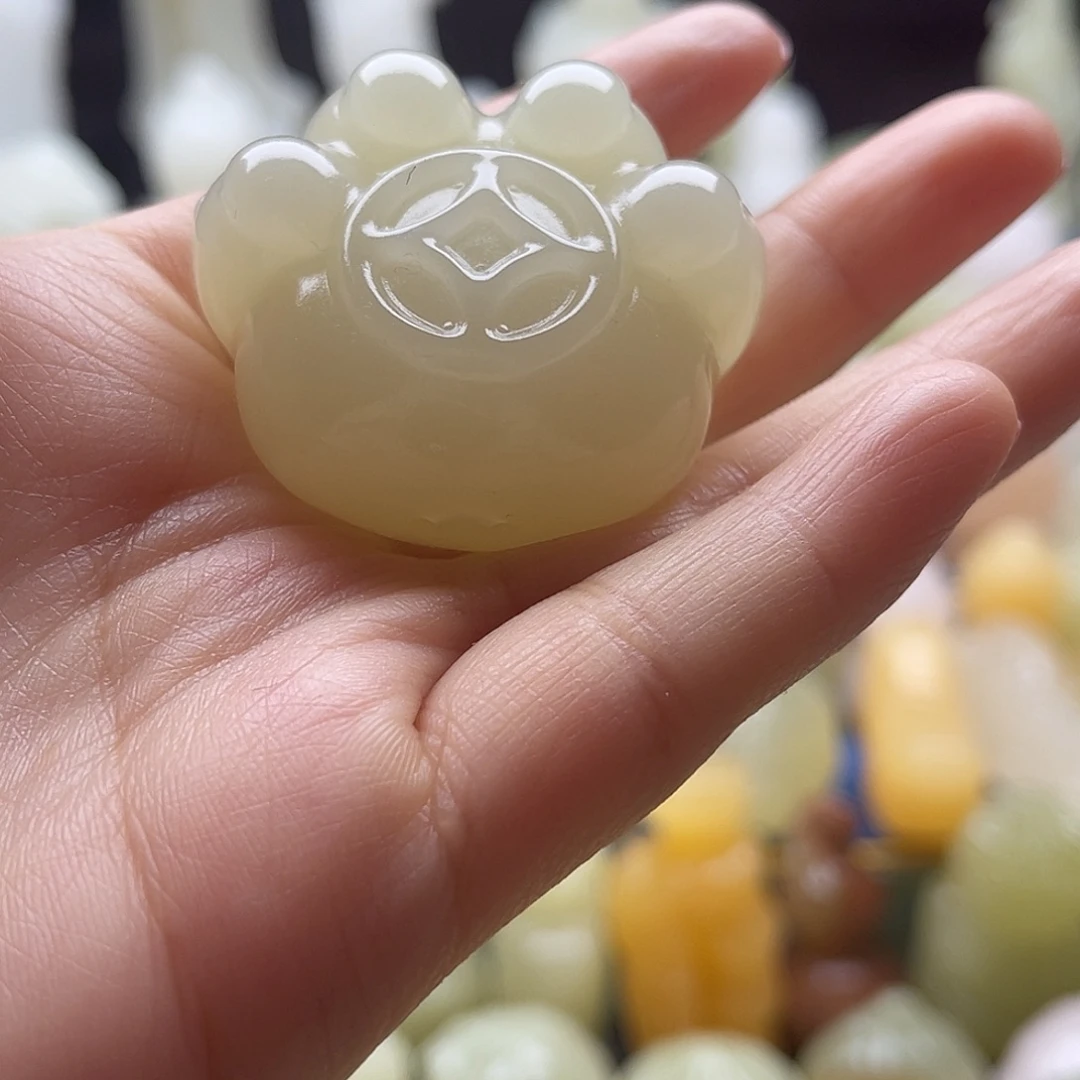 玉天然桌面小摆件