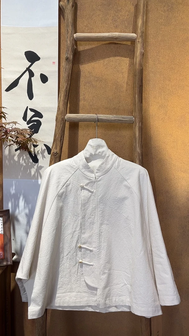 朴时.如故【手工盘扣短款上衣】新中式春夏款