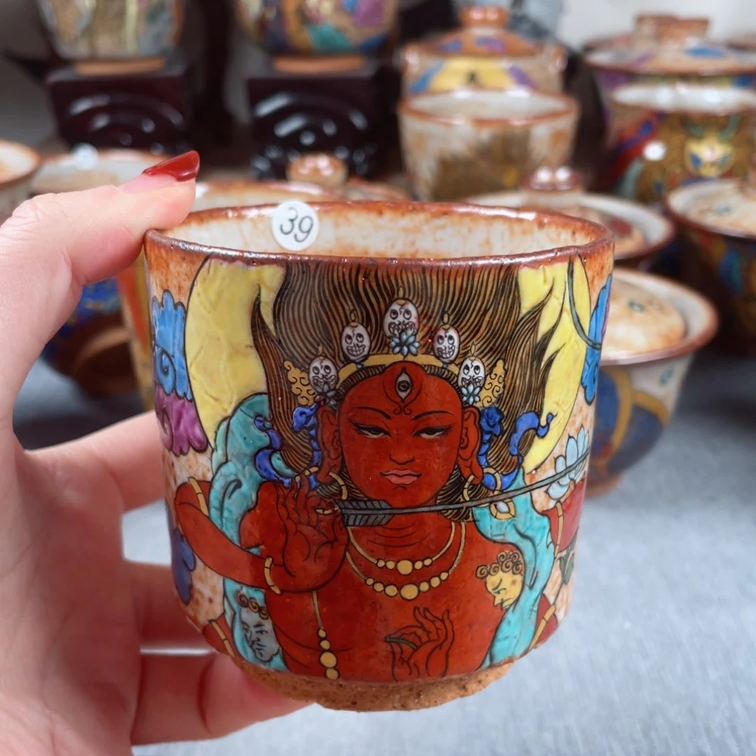 杯E****e手绘红度姆杯子