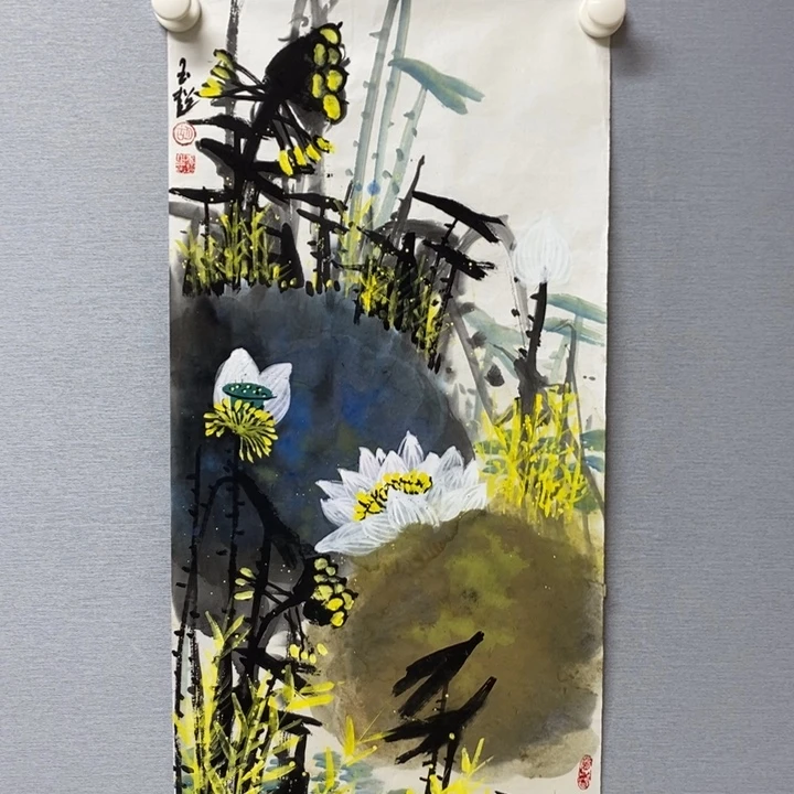 国画亲笔手绘原创