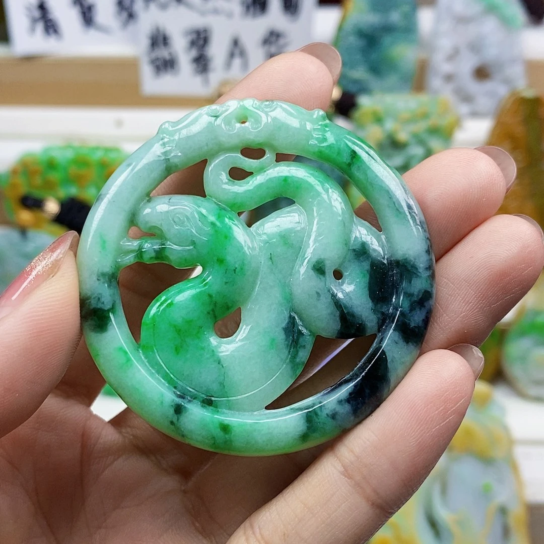 定制翡翠未镶嵌天然翡翠A货