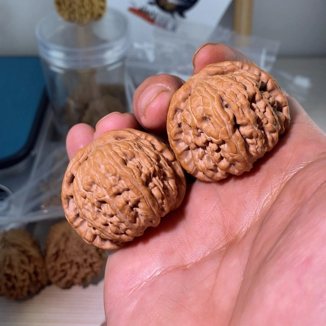 吊坠文玩核桃白狮子