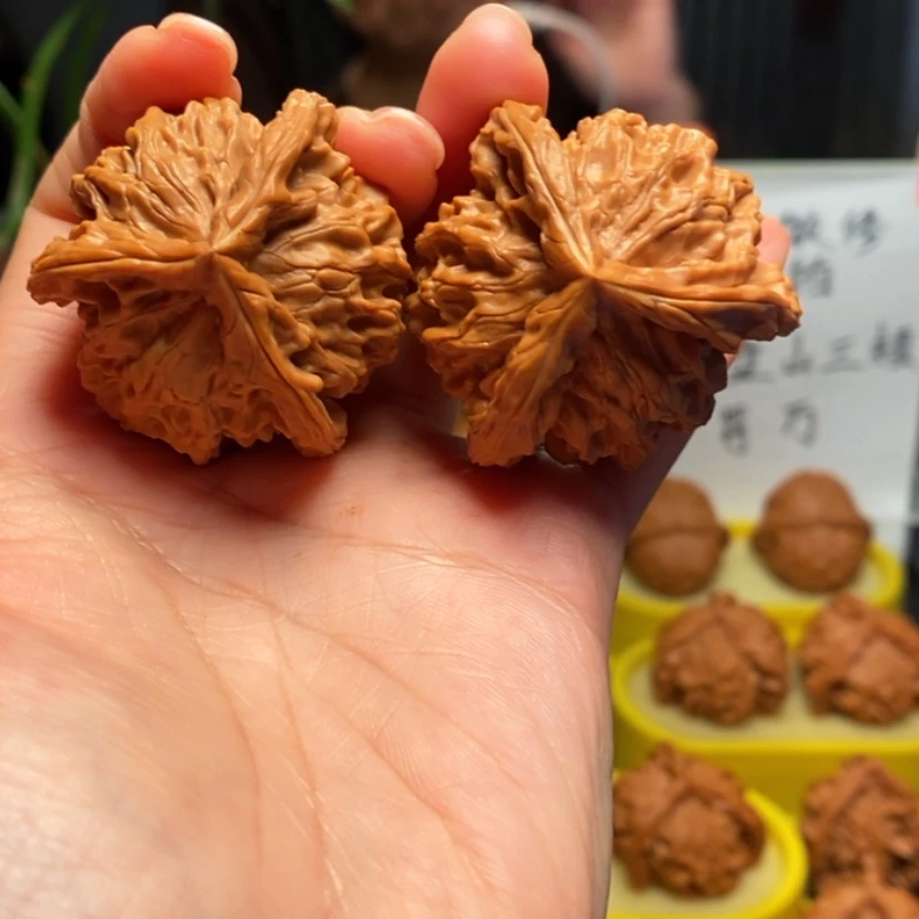 【闪购商品】把件桃核看*球7号三棱，