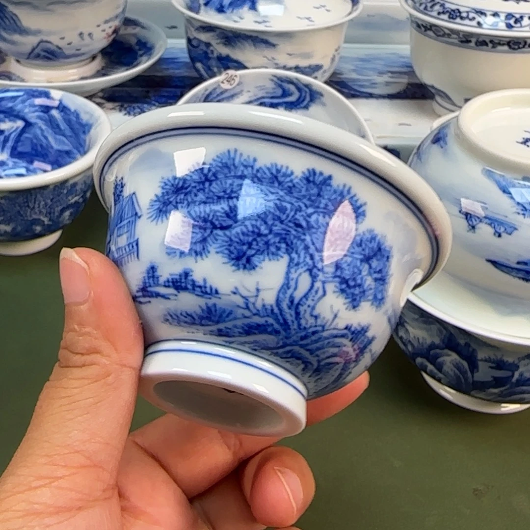 景德镇纯手绘茶具圆圆292