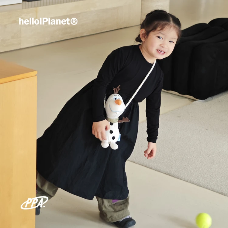 ppapa 超柔莫代尔长袖柔软舒适女童打底长裙 713154