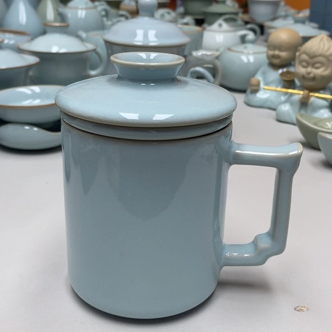 吉**吉微瑕君子办公杯带礼盒