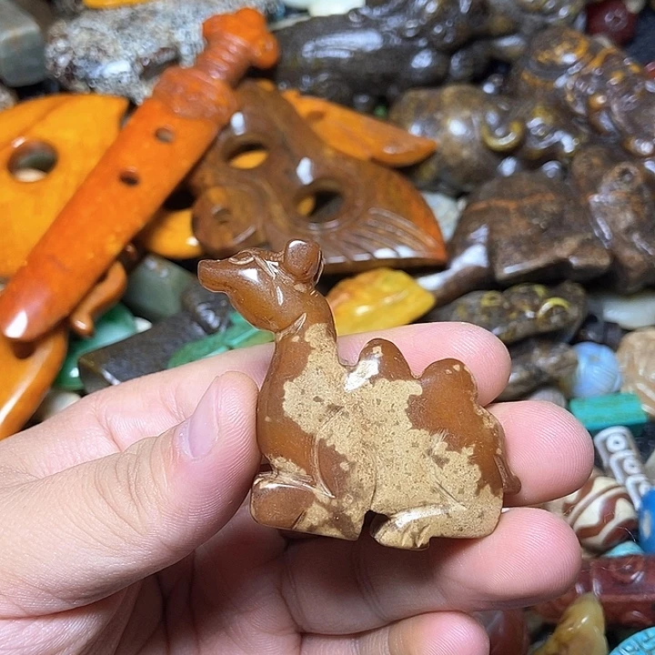 和田玉未镶嵌颈饰195