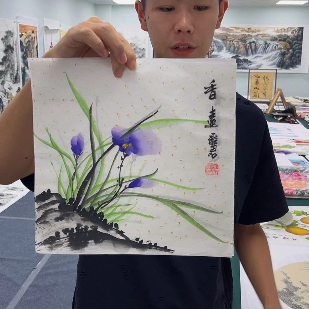 国画宣纸国画纯手绘作品