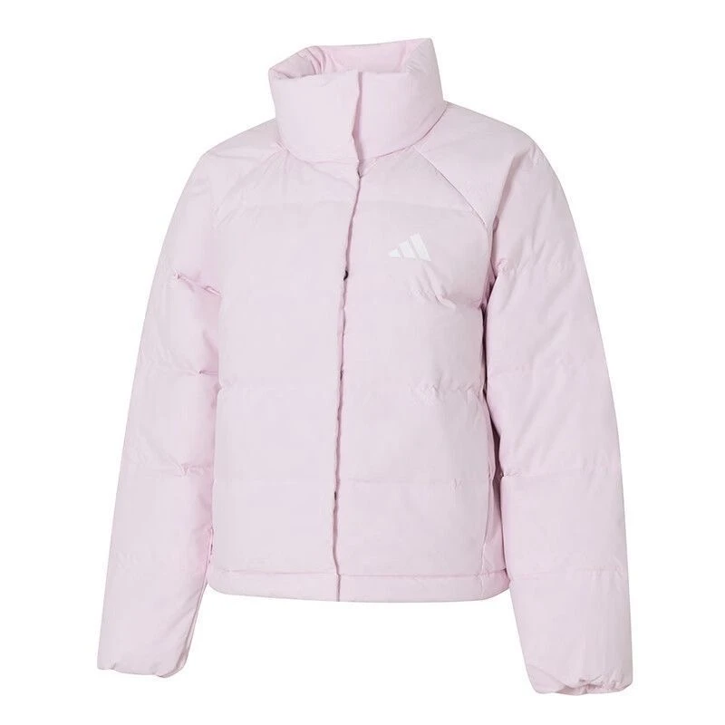 adidas阿迪达斯女子运动休闲保暖防风羽绒服女款外套短款冬季