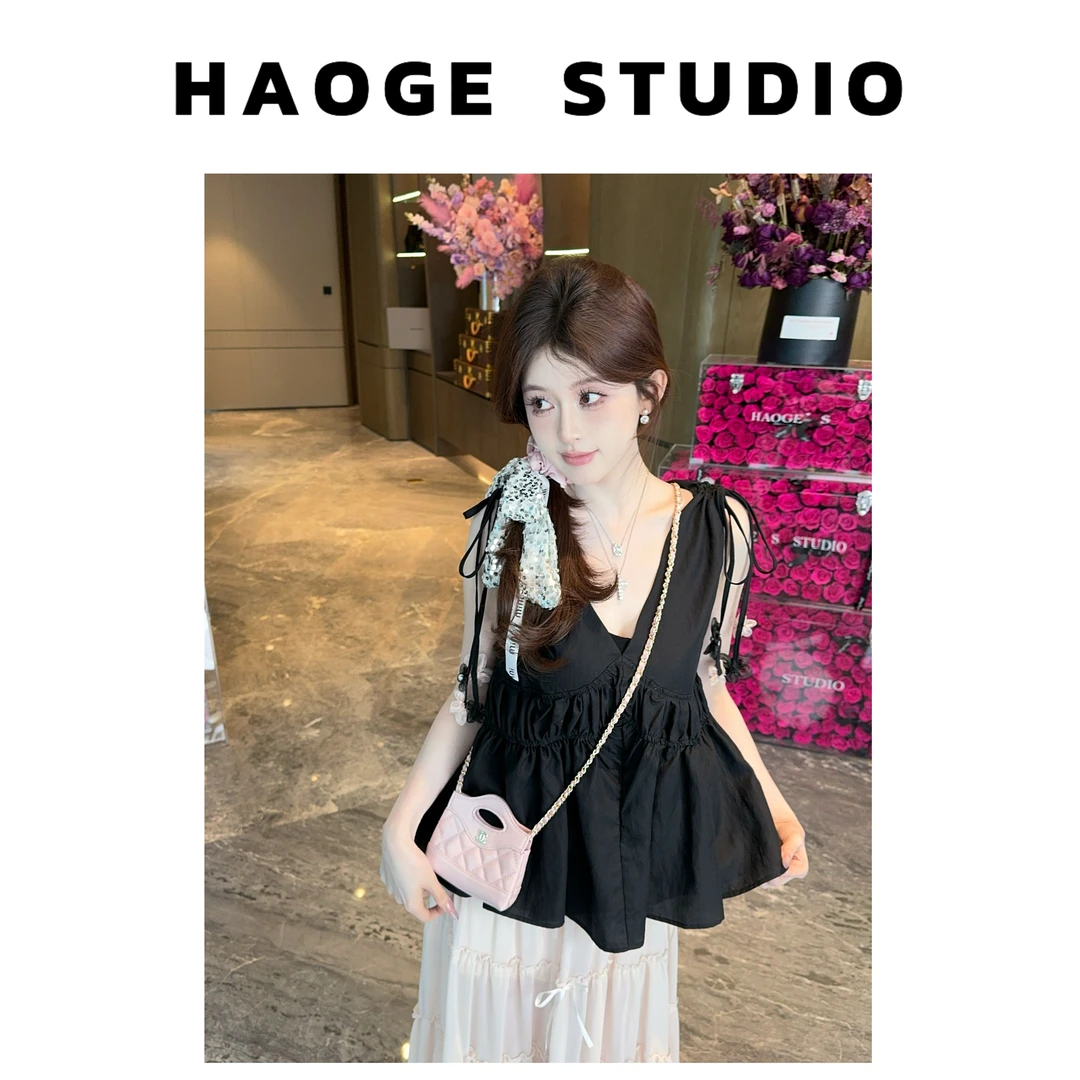 浩哥严选●晚风吟C5SY4606A天丝混纺上衣预时尚气质显瘦减龄小众款