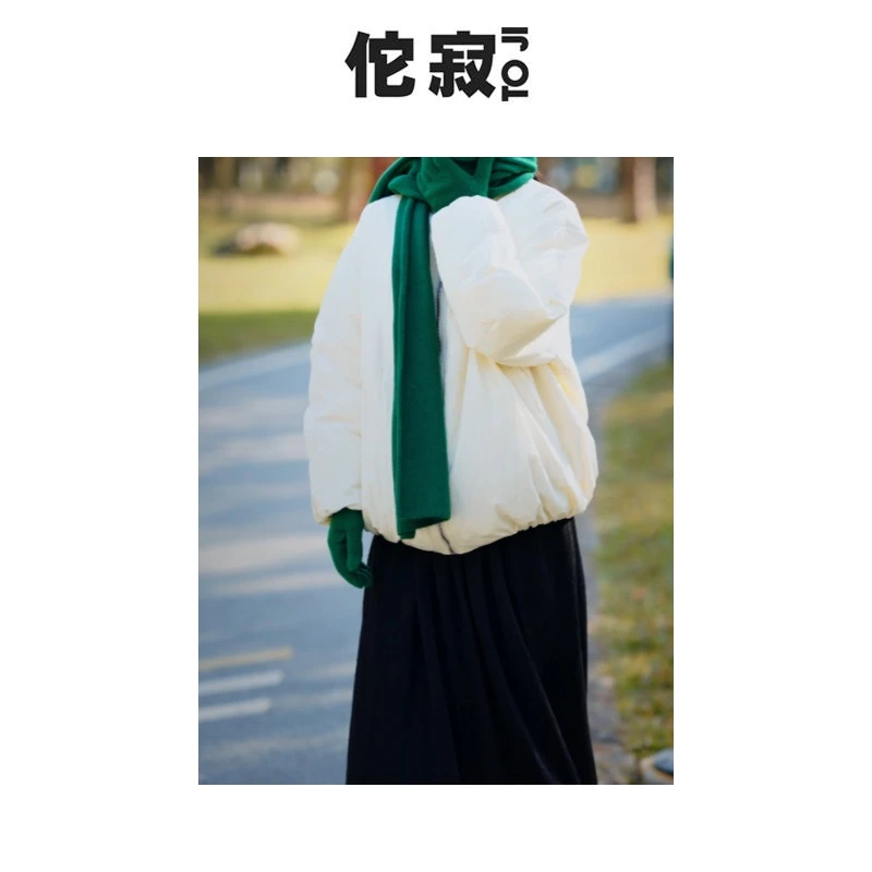 佗寂时尚文艺云朵设计保暖白鹅绒冬季羽绒服羽绒服ZSN4R824