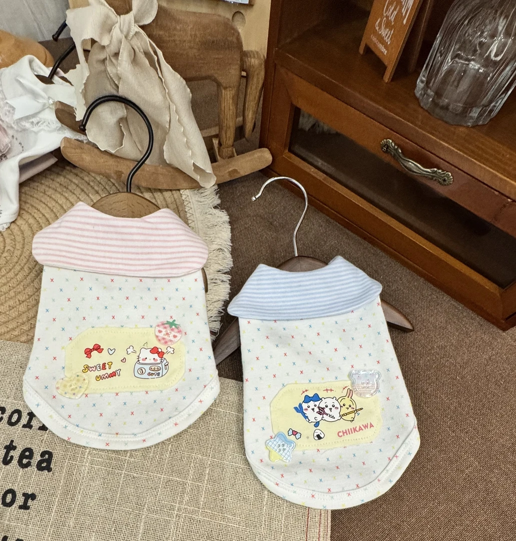【椰椰专属】泡芙小兔海军领软糯可爱舒适宠物小狗小猫家居服背心