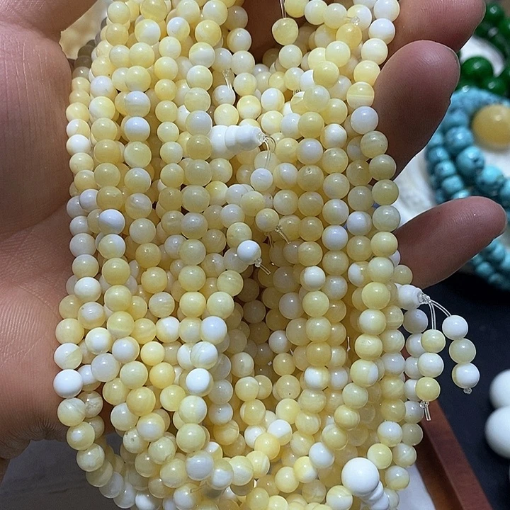 大果紫檀（缅甸花梨）0.5成108颗蜜蜡色