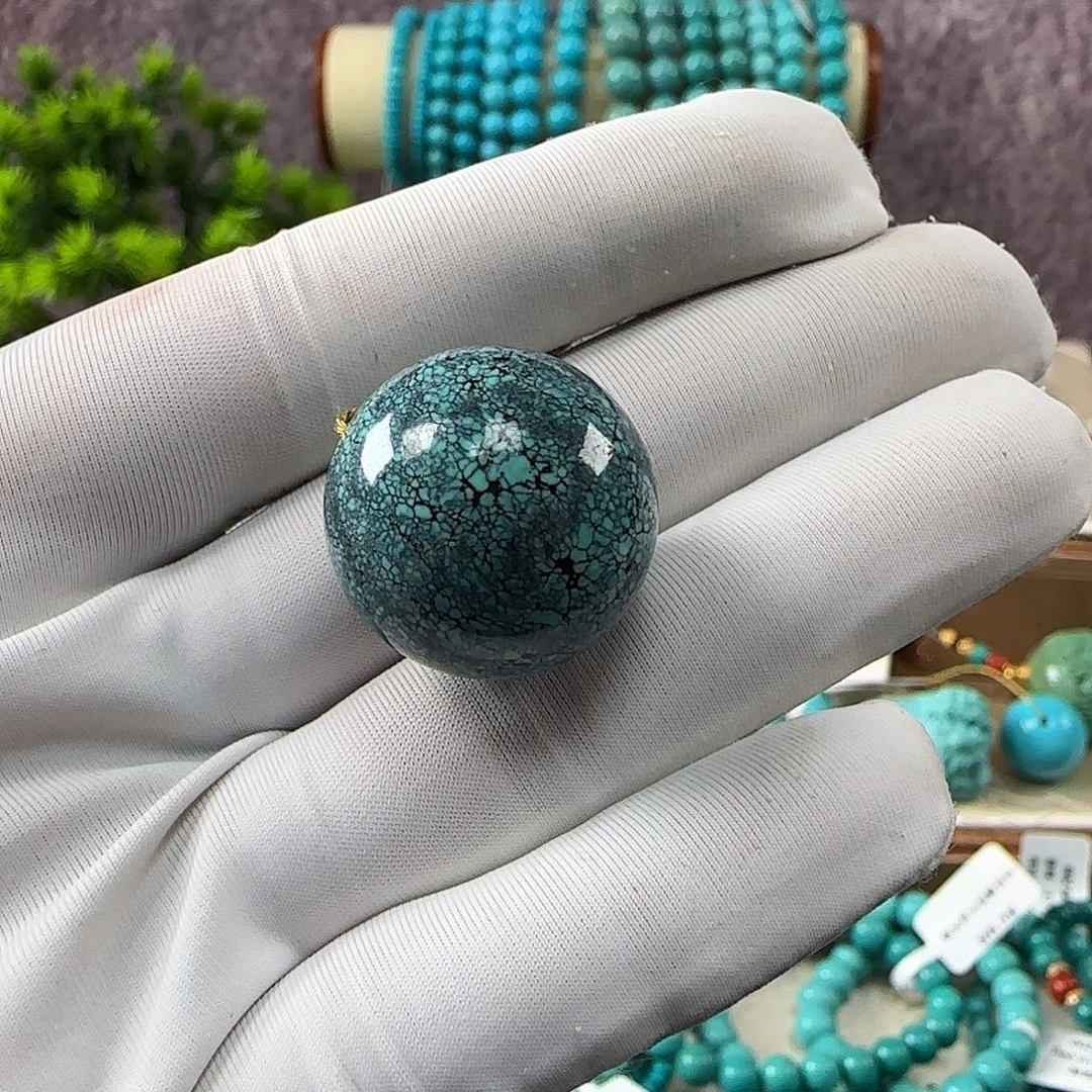 绿松石未镶嵌吊坠(不含链)20mm