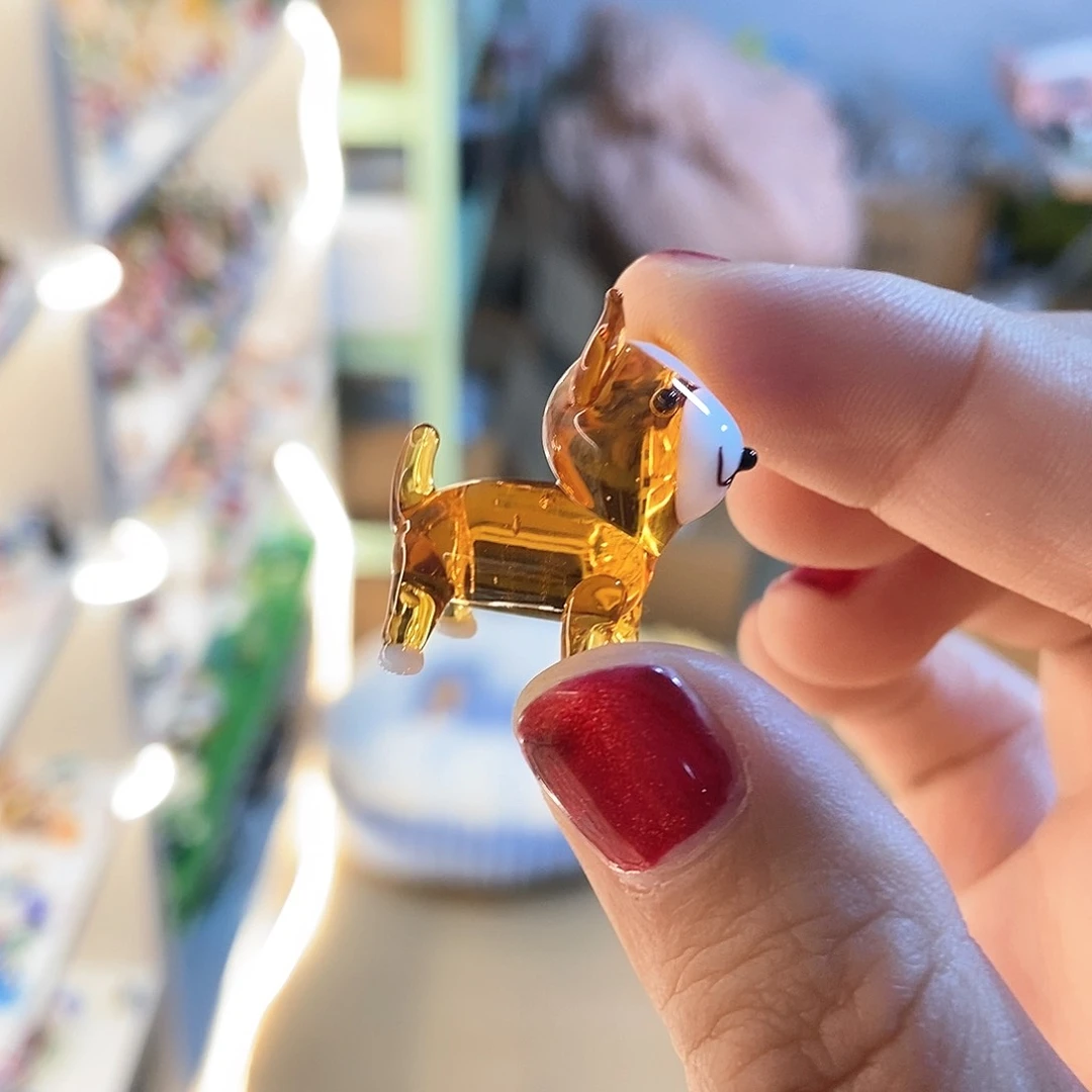琉璃手工艺品柯基
