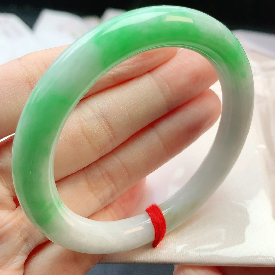 未镶嵌手镯翡翠52圆条882662