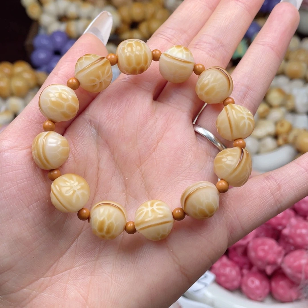 吊坠白玉菩提成品c