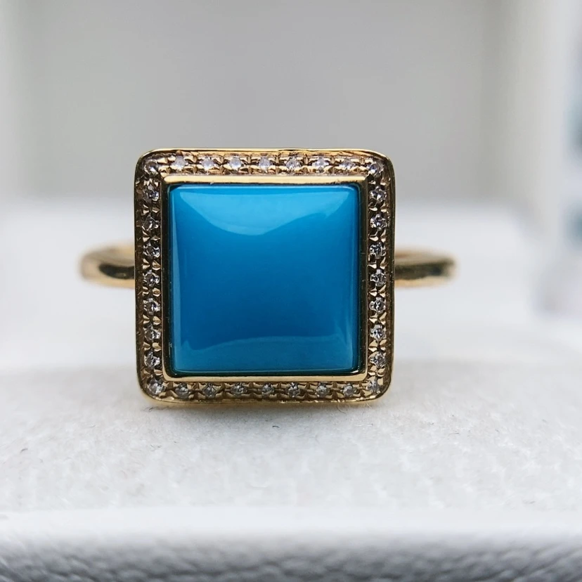 【闪购商品】绿松石配饰18K金镶嵌