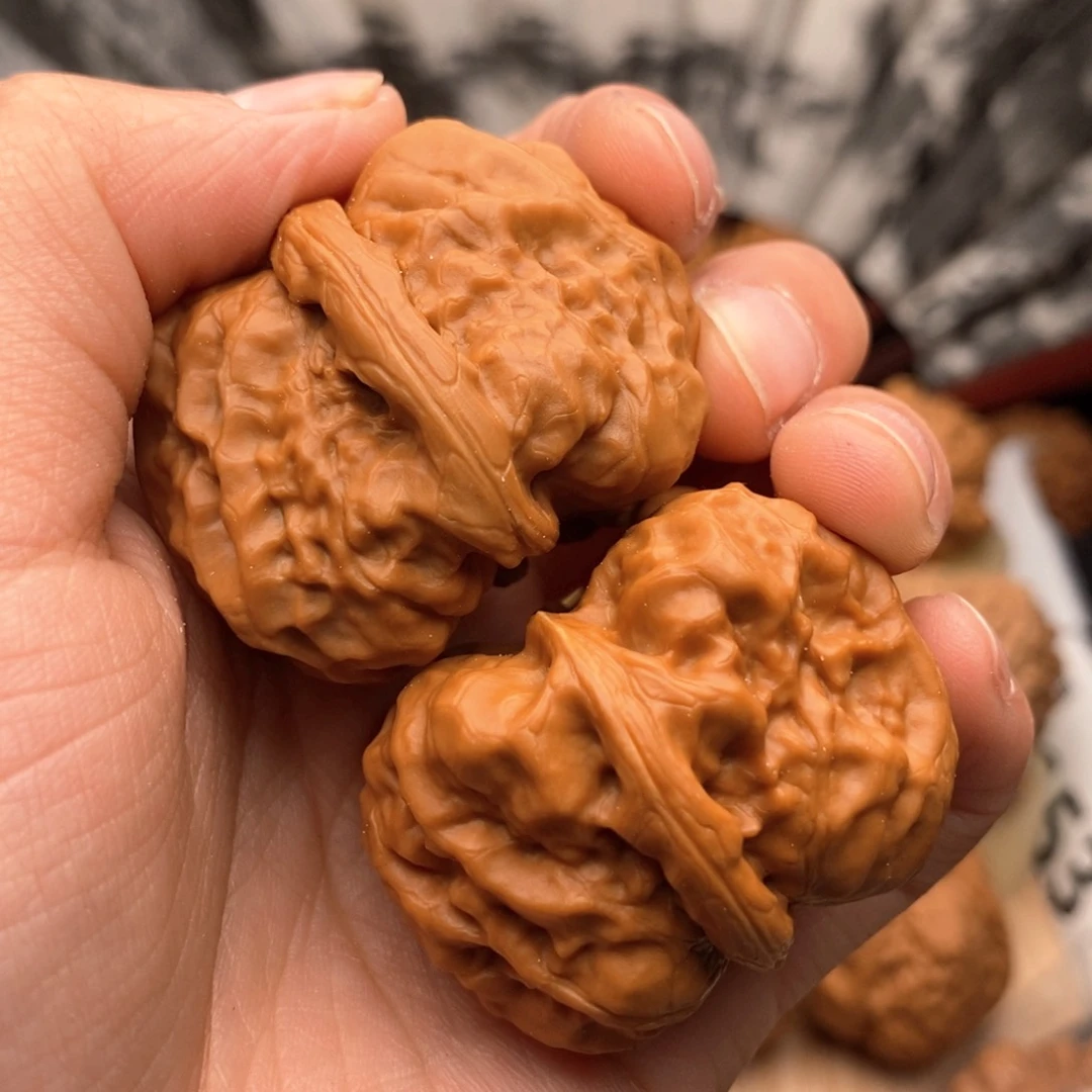 文玩核桃把件36蛙打底