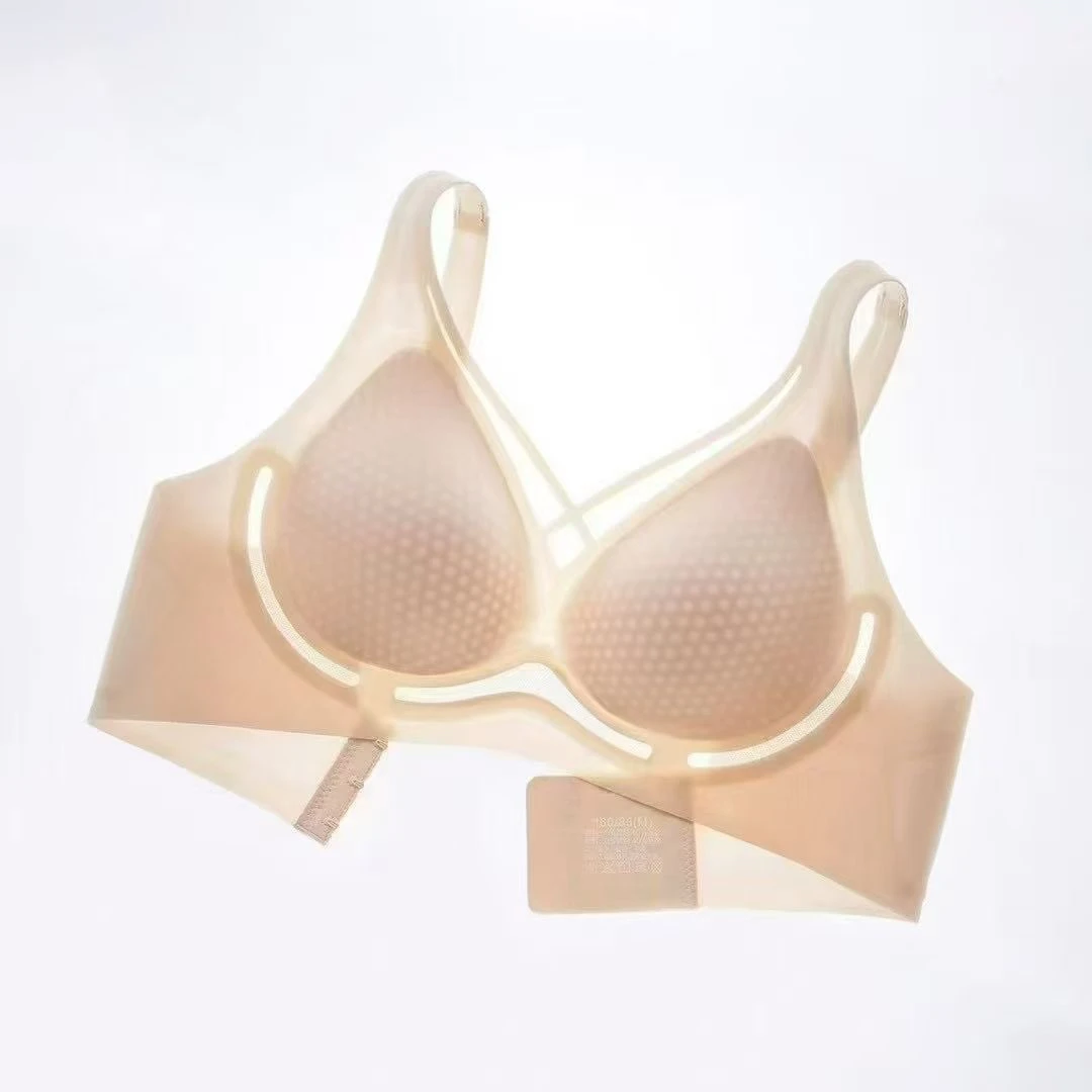 夏季女款收副乳美背透气无痕聚拢舒适运动内衣