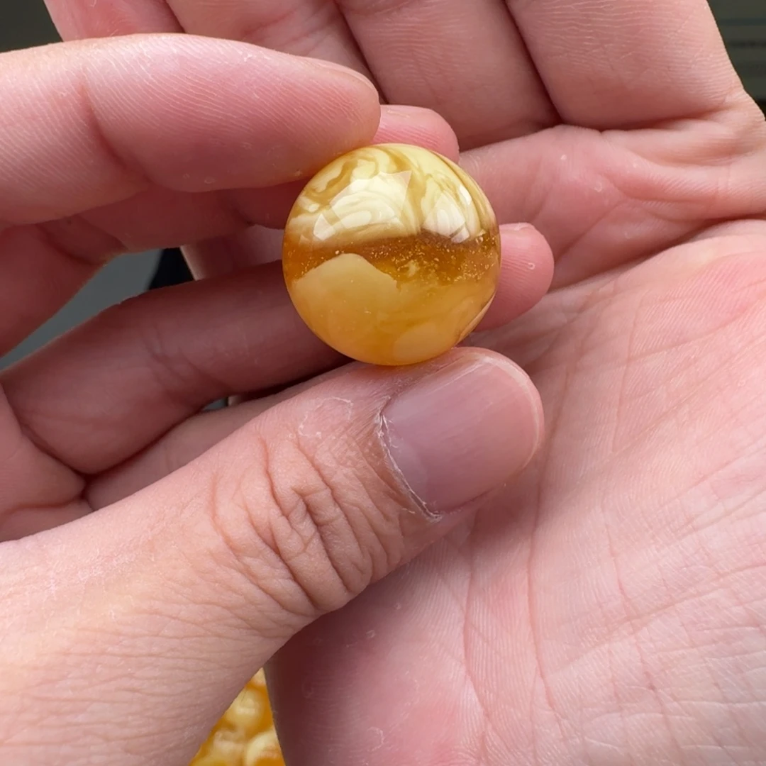 蜜蜡未镶嵌手链蜜蜡手串