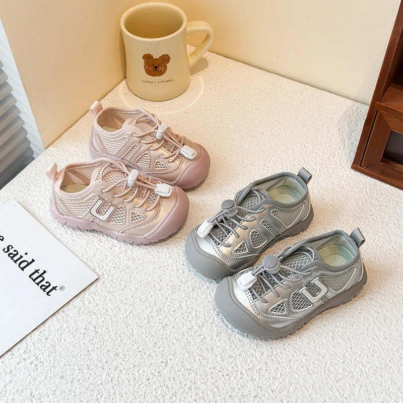 儿童新款运动鞋2025透气男童女童沙滩鞋宝宝户外登山鞋跑步女童鞋