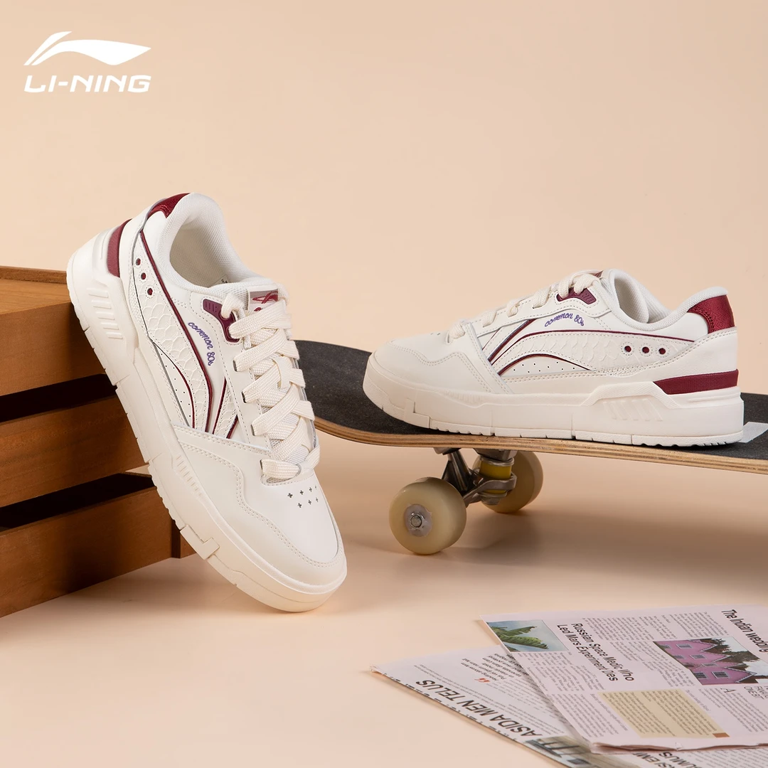 李宁休闲鞋运动鞋秋冬新款潮流时尚板鞋女学生休闲低帮情侣鞋S