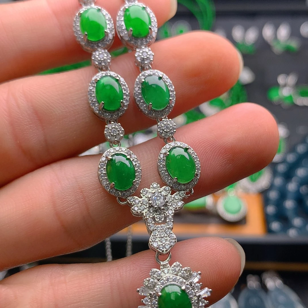 未镶嵌手链翡翠翡翠