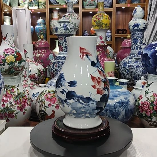 瓷片景德镇陶瓷花瓶子
