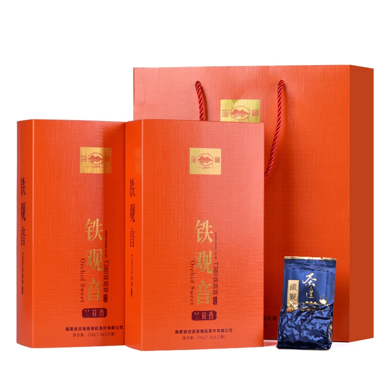 2025新茶春茶铁观音250g安溪高山浓香型乌龙茶叶礼盒装原产地T380
