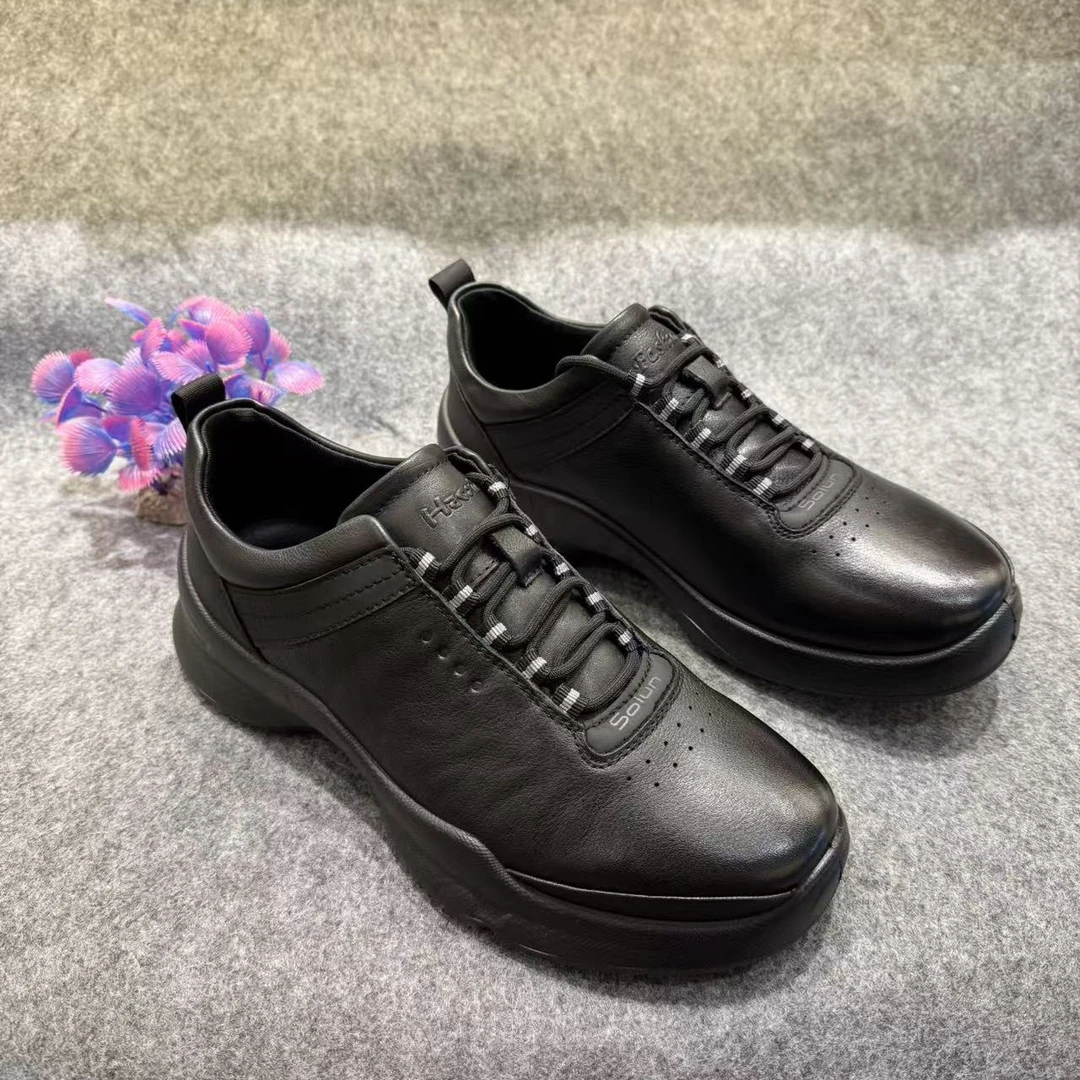 9805-6秋季牛皮舒适休闲鞋