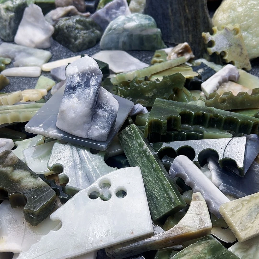 和田玉（糖玉）珠宝半成品未镶嵌