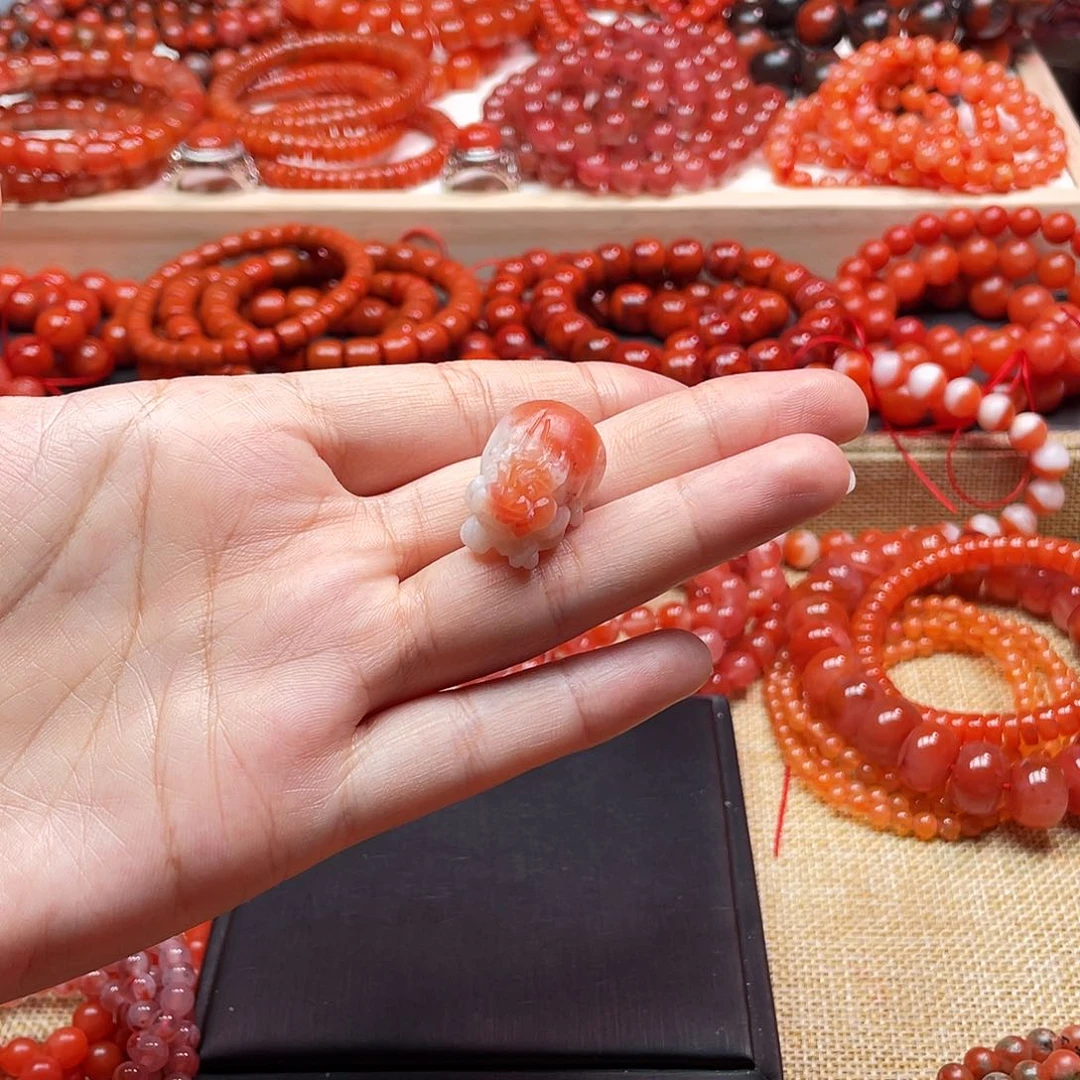 手链未镶嵌南红玛瑙7*