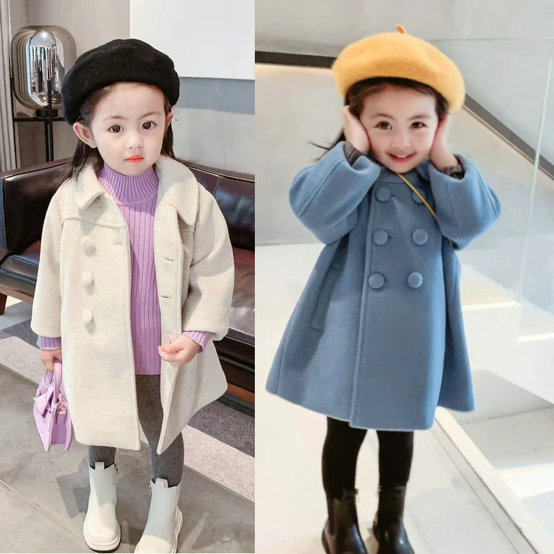妮子外套90-140宝宝洋气中长款