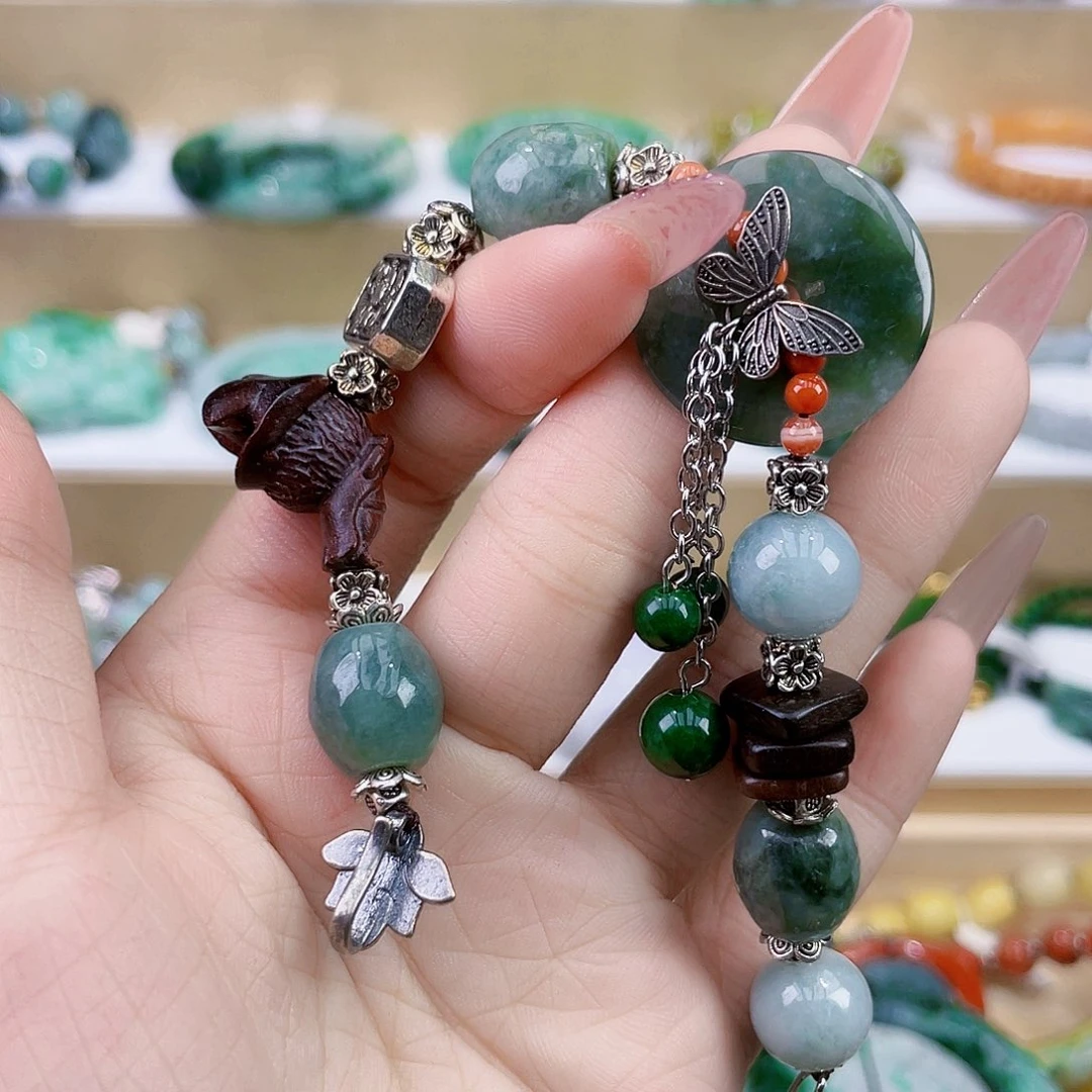 翡翠未镶嵌手链手链