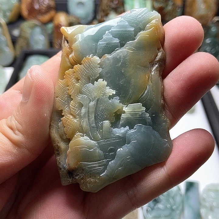 翡翠未镶嵌颈饰翡翠a货