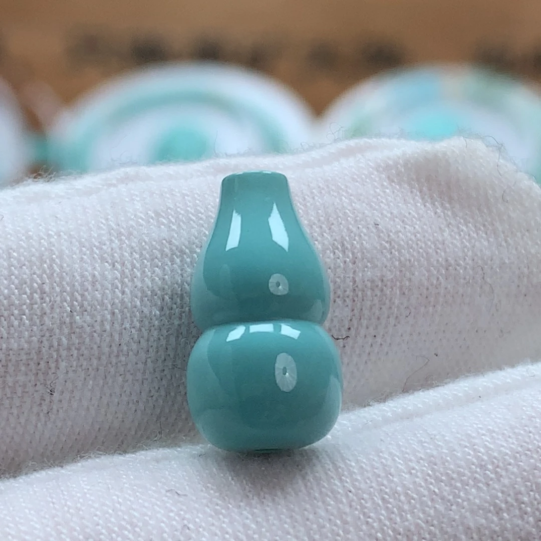 绿松石未镶嵌原矿绿松石精品葫芦