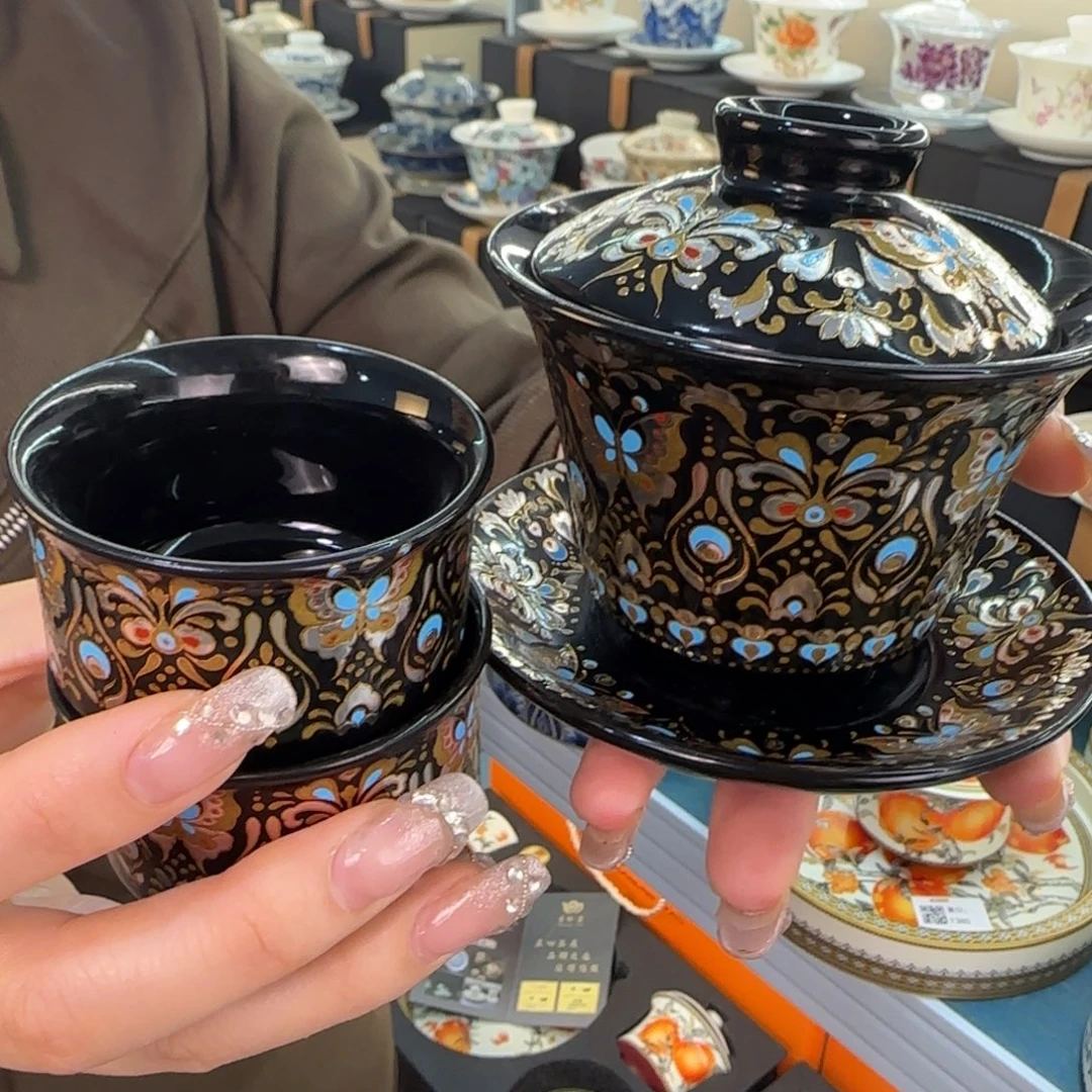 这些盖碗真好看！！！